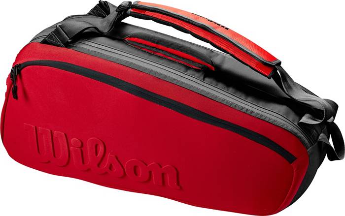 Wilson Super Tour 6 Pack Red Tennis Bag
