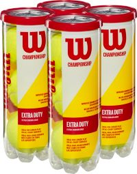 Wilson Championship Extra Duty Tennis Balls - 4 Pack