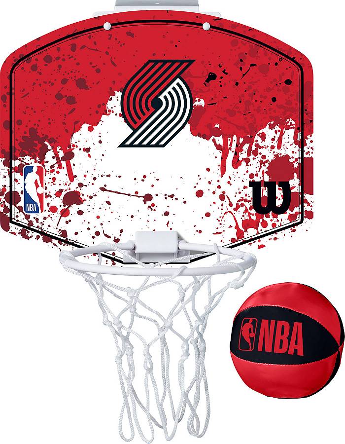 NBA Portland Trail Blazers Over The Door Mini Basketball Hoop