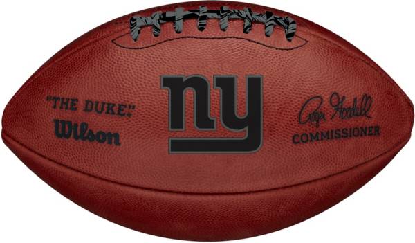 Wilson New York Giants Official Duke Football with Team Decal