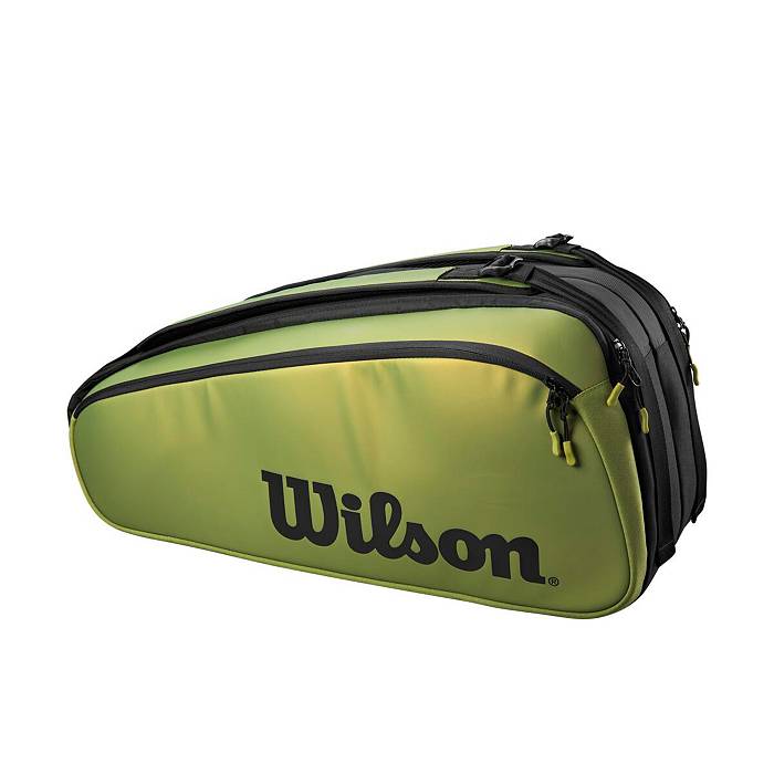 TOUR 9 Pack Bag - Black/Gold by Wilson: Find Wilson Tennis Bags