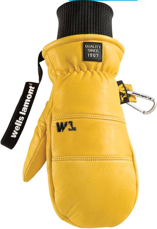 Wells Lamont Mens Full Leather Insulated Working Crew Mitt product image