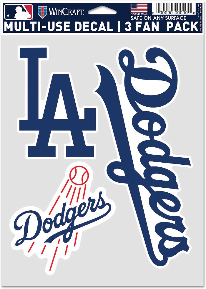 WinCraft Los Angeles Dodgers 2022 City Connect 3-Pack Decal