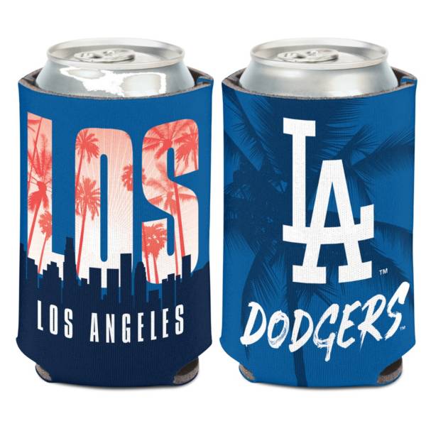 Licensed 2 Sided Baseball 12 oz Los Angeles Dodgers Can Cooler Koozie