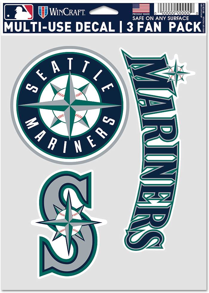 WinCraft Seattle Mariners 3-Pack Decal