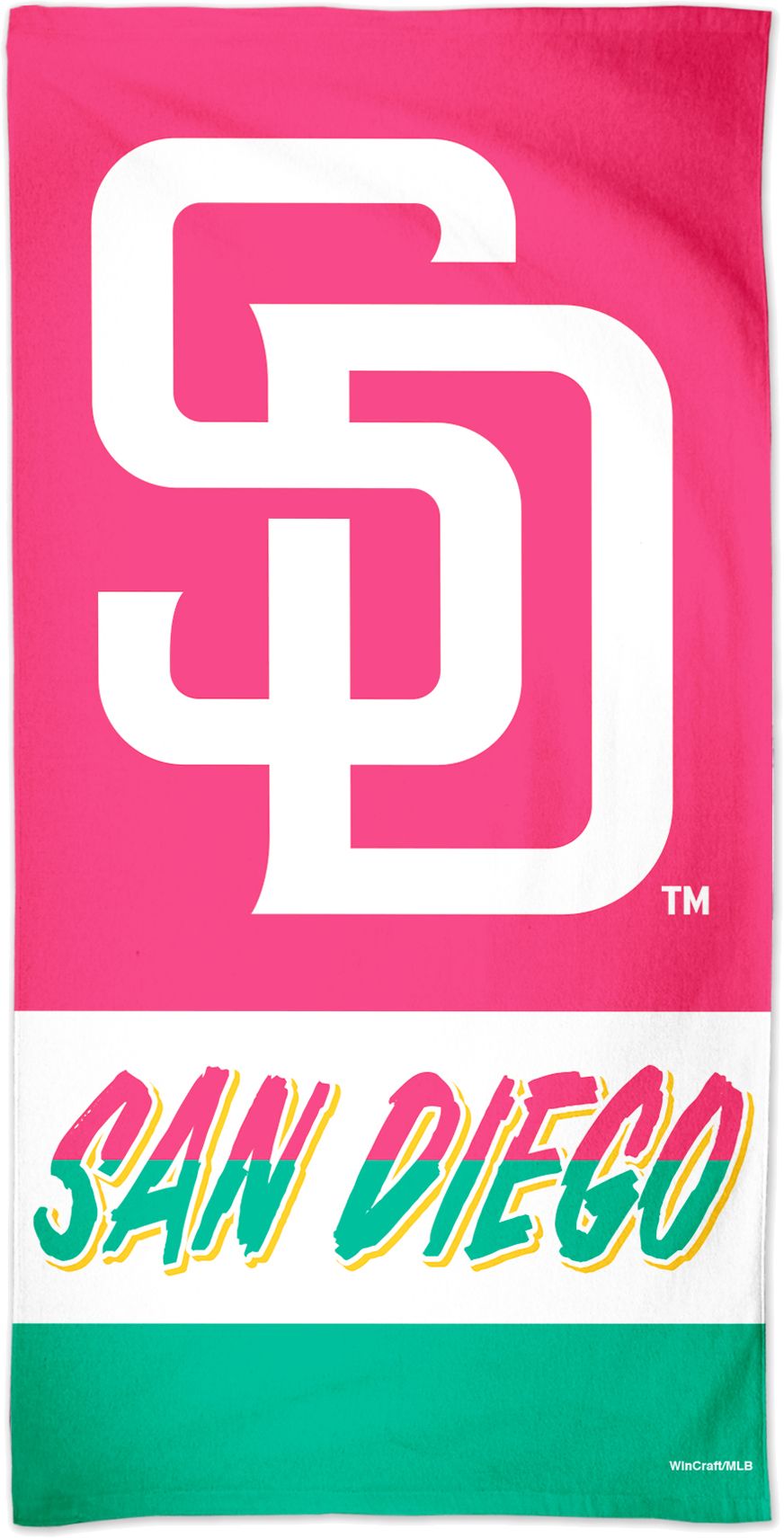 WinCraft San Diego Padres 2022 City Connect Beach Towel