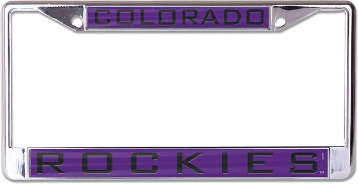 WinCraft Colorado Rockies City Connect License Plate
