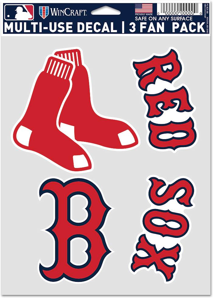 WinCraft Boston Red Sox 3-Pack Decal