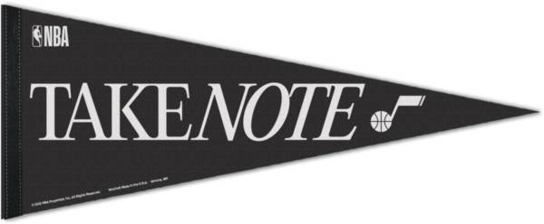 WinCraft Utah Jazz "Take Note" 2022 NBA Playoffs Pennant product image