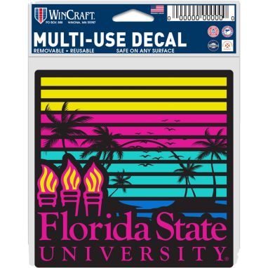 sorry, WinCraft Florida State Seminoles Beach Collection Perfect Cut Decal is currently out of stock