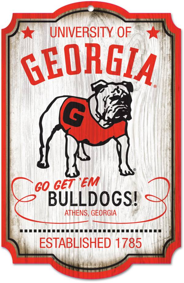 WinCraft Georgia Bulldogs 11x17 Retro Sign product image