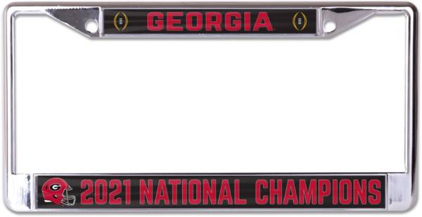 WinCraft 2021 National Champions Georgia Bulldogs License Plate Frame