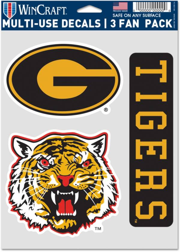 Wincraft Grambling State Tigers Triple Decal Pack product image