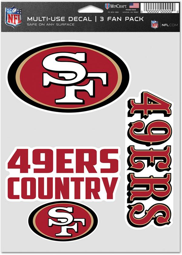 49ers Stickers, Unique Designs