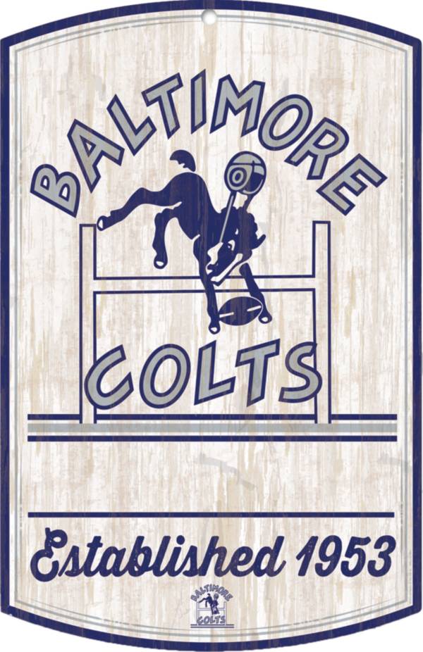 WinCraft Indianapolis Colts 11'' x 17'' Retro Sign product image