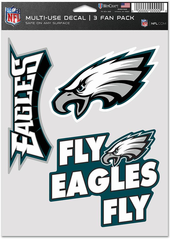 Logo Philadelphia Eagles 3-Pack Fan Decal