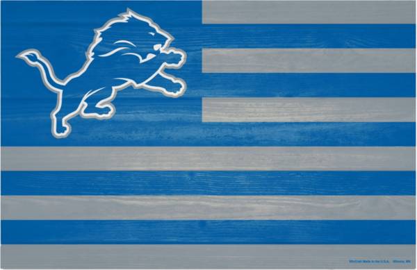 14 x 11 NFL Detroit Lions Car Flag