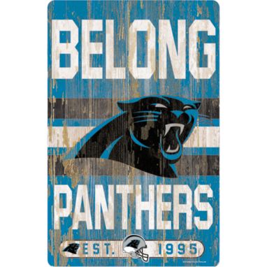 sorry, WinCraft Carolina Panthers 11'' x 17'' Slogan Sign is currently out of stock