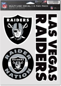 Raiderette Vinyl Decal Female Las Vegas Raider Fan Decal 