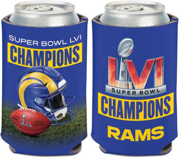 WinCraft 2021 Super Bowl LVI Champions Los Angeles Rams Ball Can Cooler