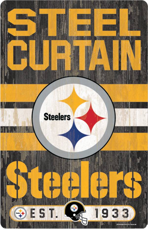 WinCraft Pittsburgh Steelers Embroidered Nylon Flag