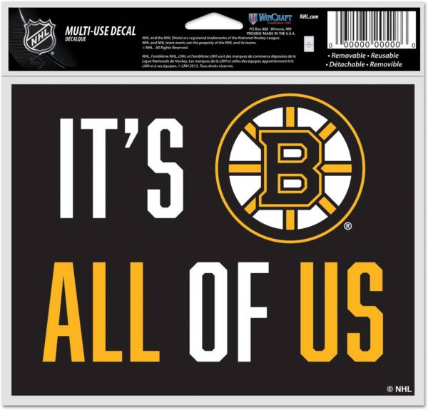 WinCraft Boston Bruins 2022 NHL Stanley Cup Playoffs Multi-Use Decal product image