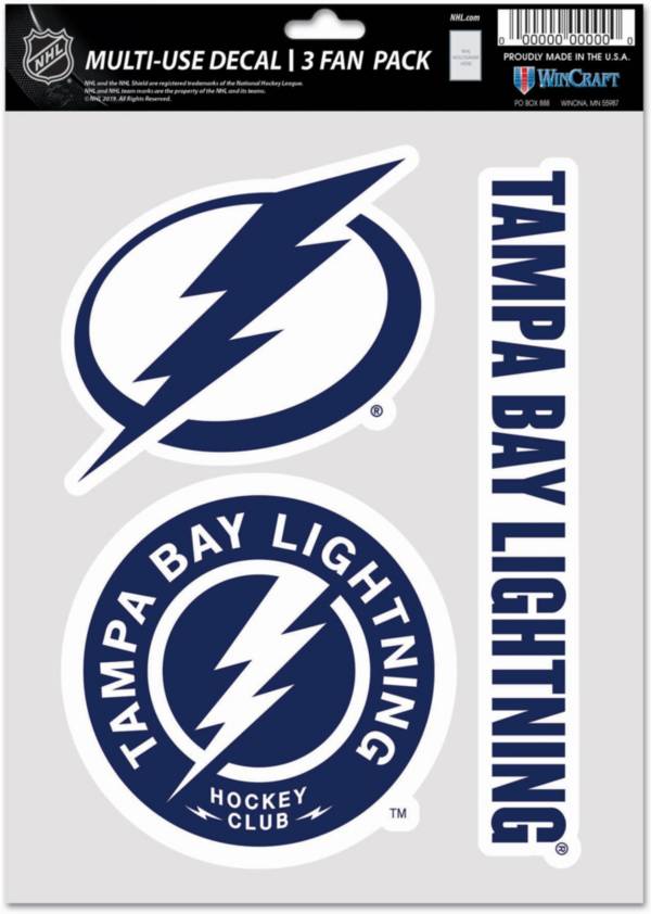 WinCraft Tampa Bay Lightning Fan Decal 3-Pack product image