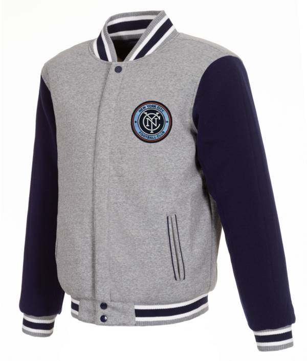 JH Design New York City FC Navy Reversible Fleece Jacket product image