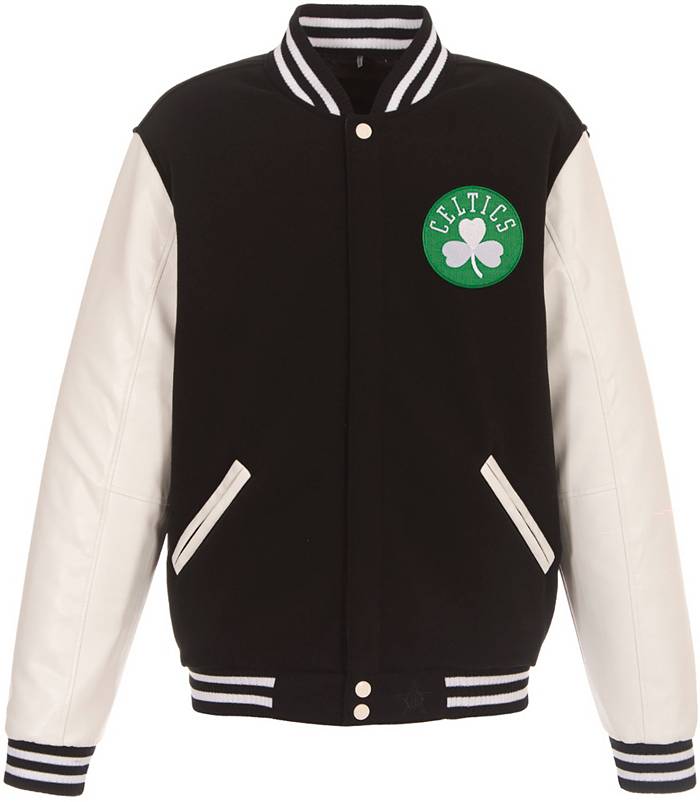 Boston Celtics Black Varsity Black And White Jacket