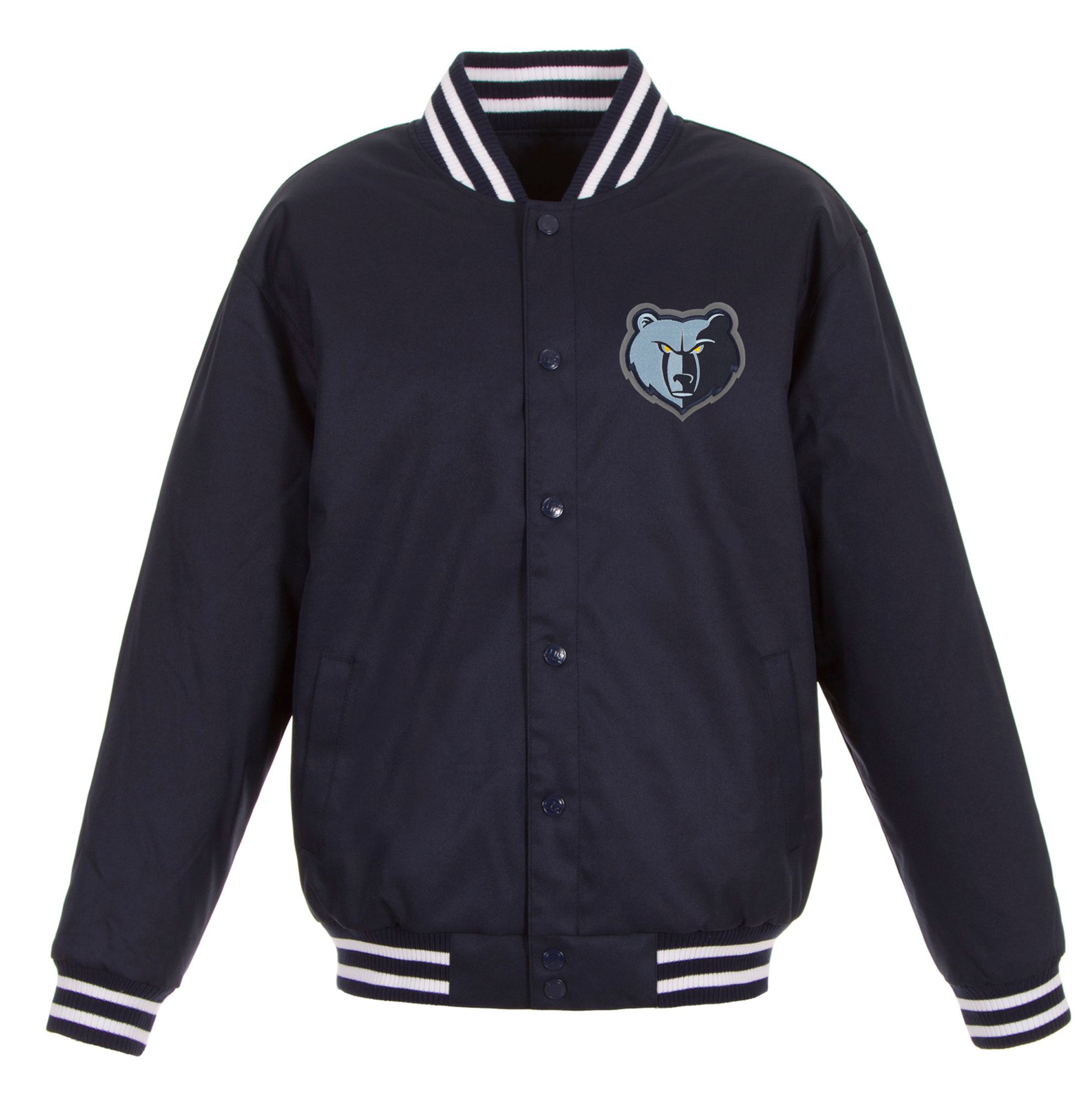JH Design Men's Memphis Grizzlies Navy Twill Jacket product image