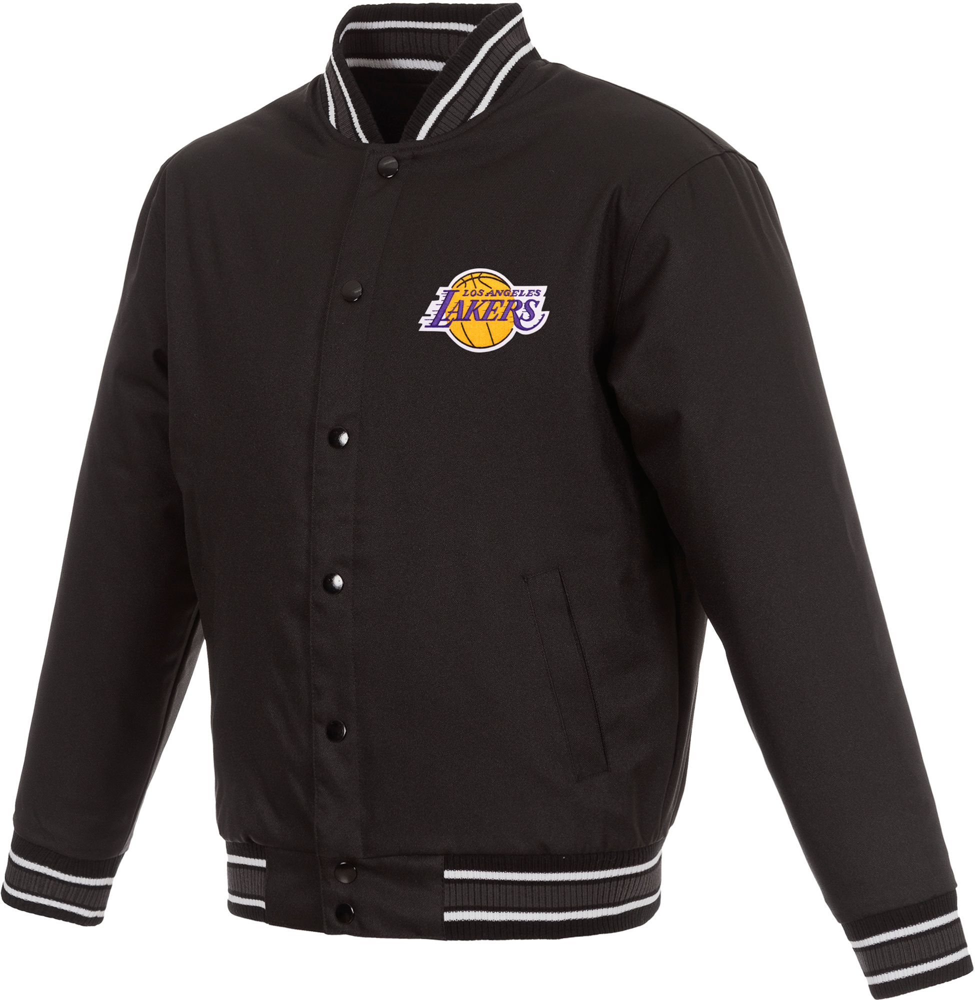 JH Design Men's Los Angeles Lakers Black Twill Jacket product image
