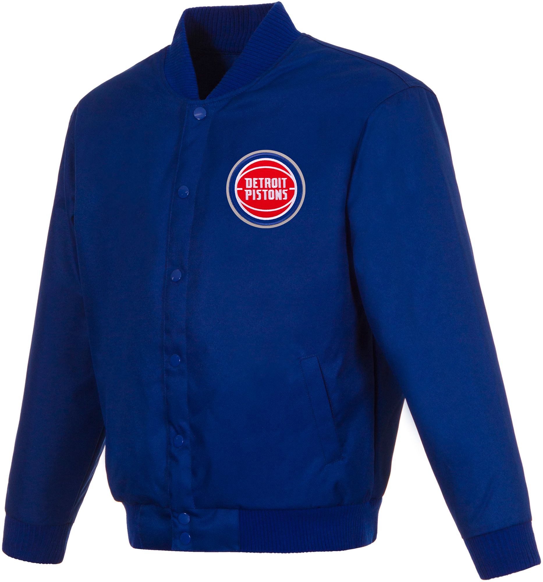 JH Design Men's Detroit Pistons Royal Twill Jacket product image