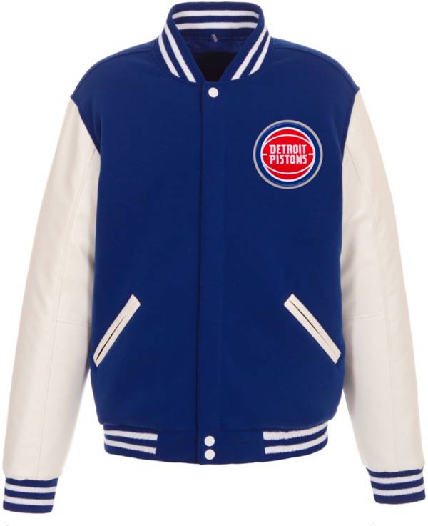 JH Design Men's Detroit Pistons Royal Varsity Jacket product image