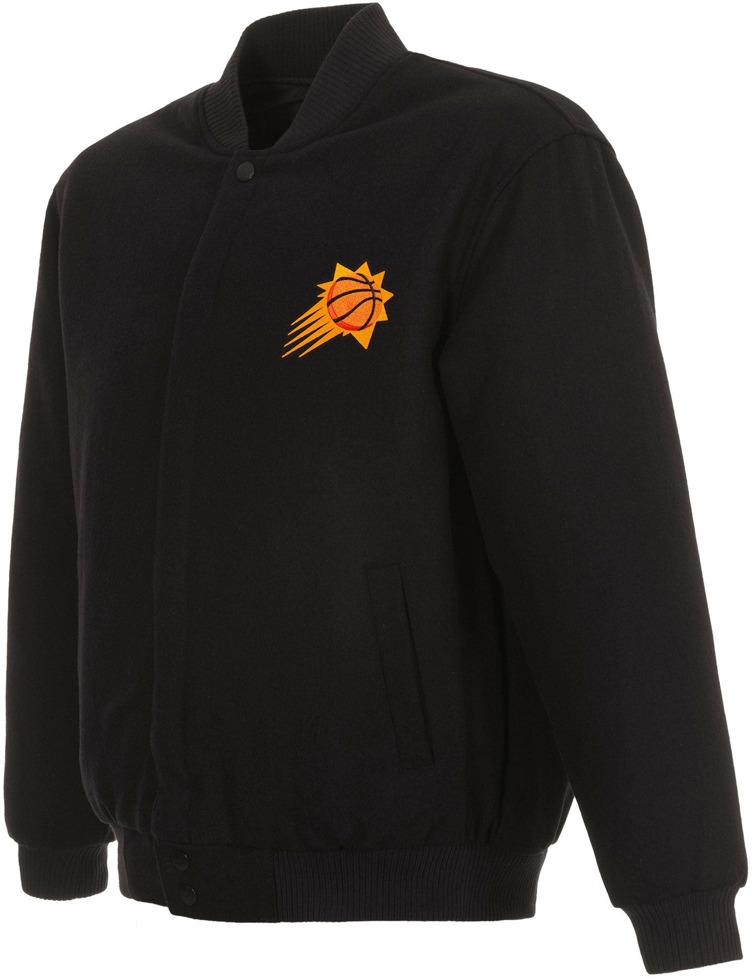 JH Design Men's Phoenix Suns Black Reversible Wool Jacket product image