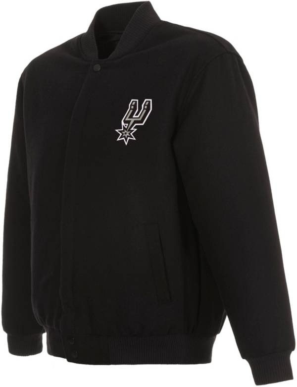 JH Design Men's San Antonio Spurs Black Reversible Wool Jacket product image