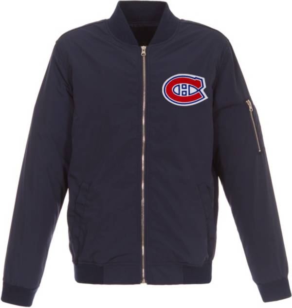 JH Design Montreal Canadiens Navy Bomber Jacket product image
