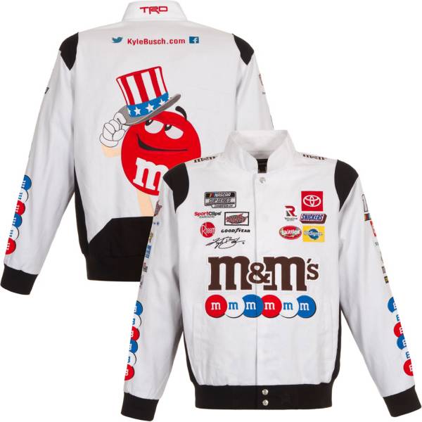 JH Design Kyle Busch M M White Twill Uniform Jacket Dick s