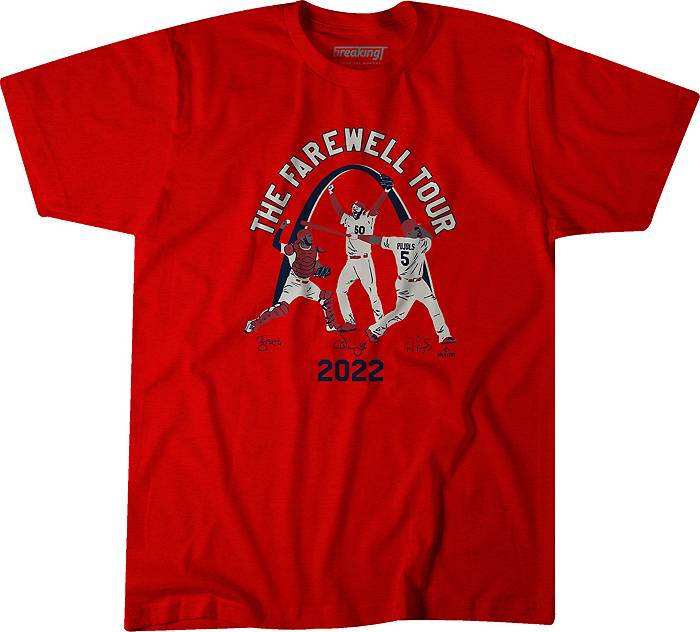 BreakingT Men's 'The Farewell Tour' Red Graphic T-Shirt