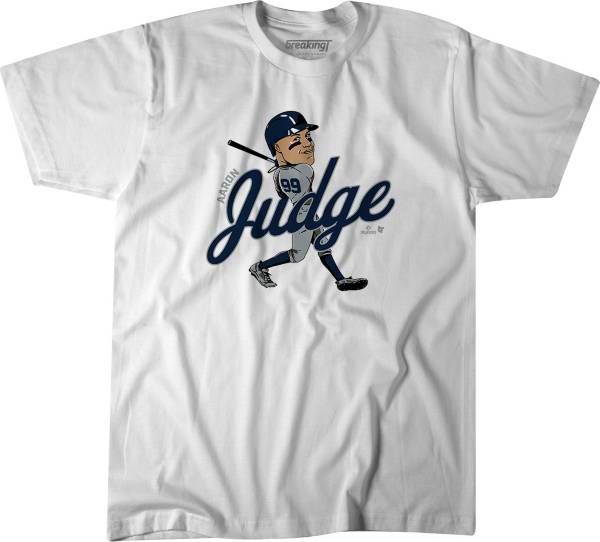 BreakingT Men's New York Yankees Aaron Judge Caricature Graphic T-Shirt product image