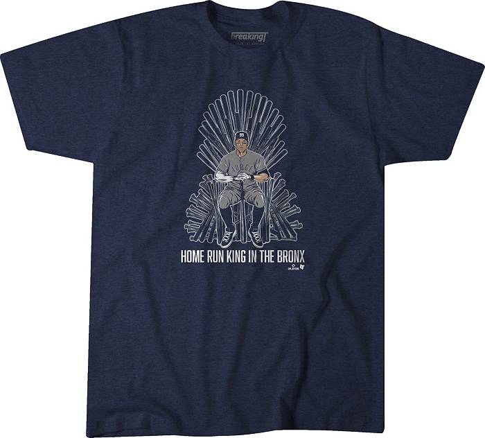BreakingT Men's New York Yankees Aaron Judge Navy Homerun King T-Shirt