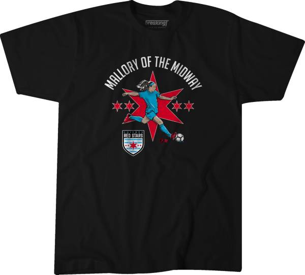 BreakingT Chicago Red Stars Mallory Pugh Black T-Shirt product image