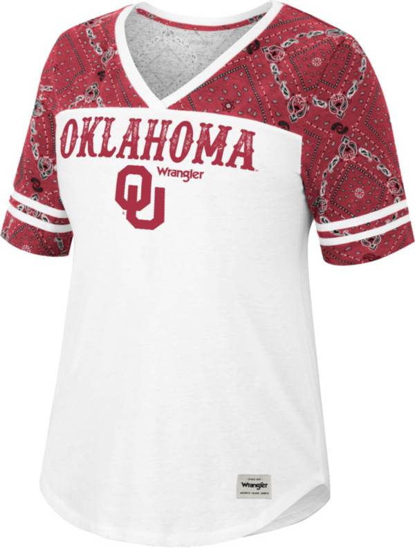 Wrangler Women's Oklahoma Sooners White Mountain T-Shirt product image