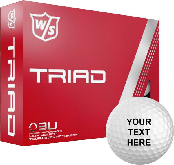 Wilson 2022 Triad Personalized Golf Balls Golf Galaxy