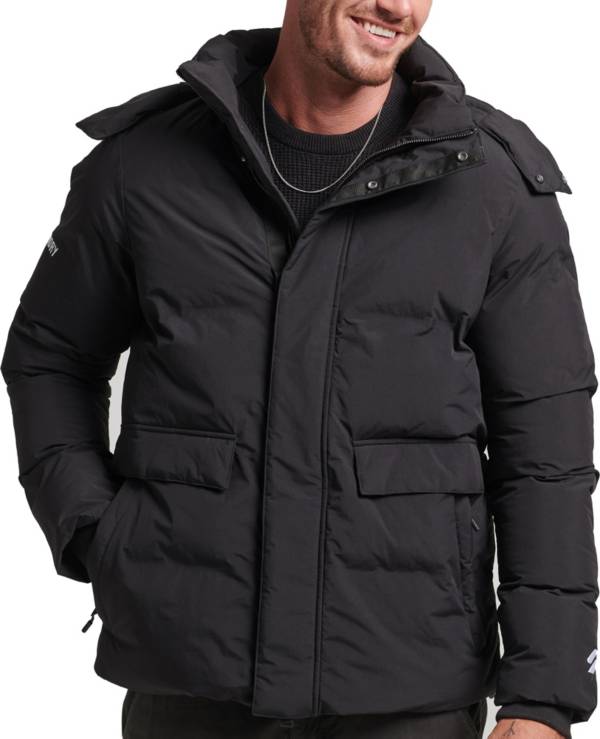 mens short puffer jacket