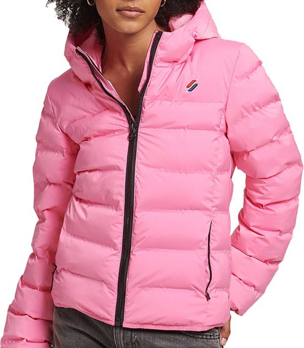 Buy Superdry Women's Jacket (G50KN009F1_Fuchsia Pink and Ink_L) at