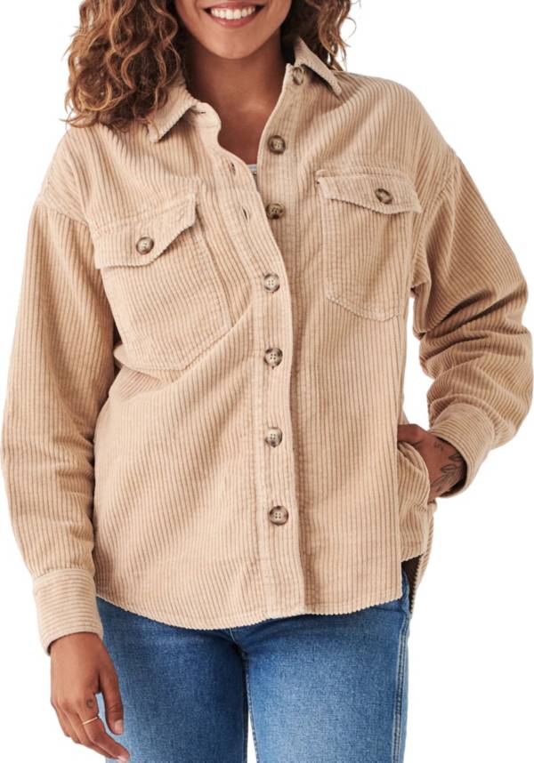 Faherty Women's Spruce Peak Cord Shirt Jacket product image