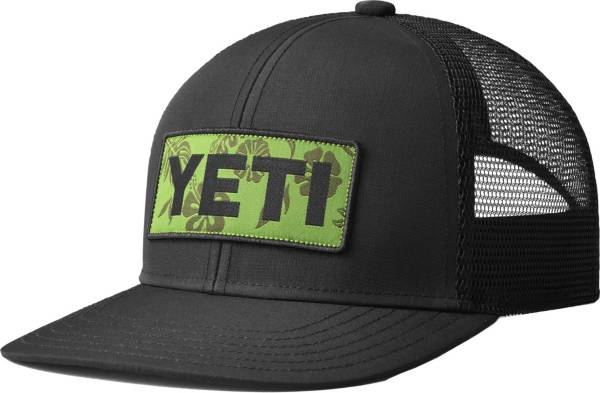 YETI GREY ON GREY TRUCKER HAT