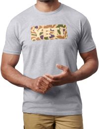 Yeti® Men's Camo Logo Badge Camo Tee - Fort Brands