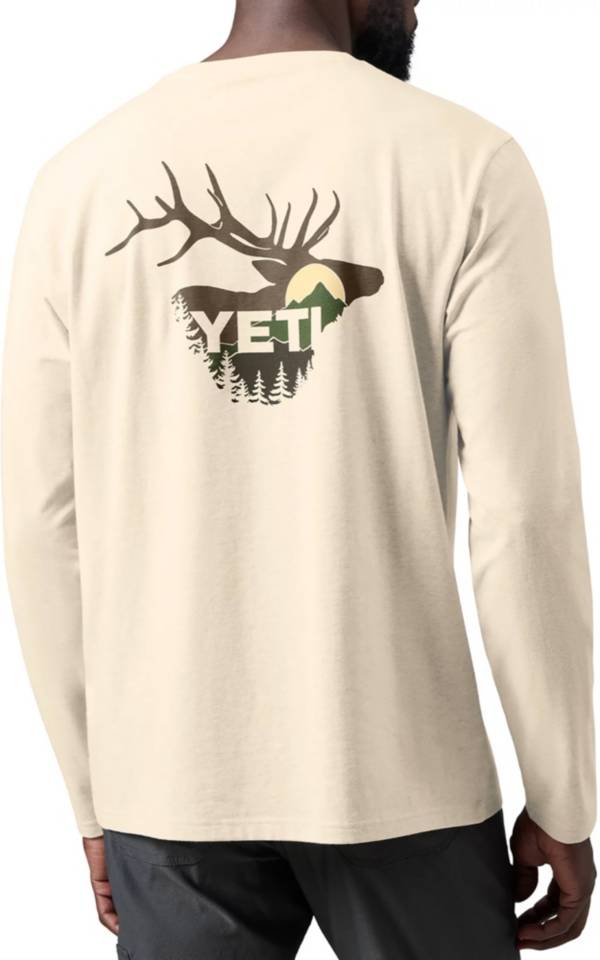 YETI Men's Sunrise Elk Long Sleeve T-Shirt product image