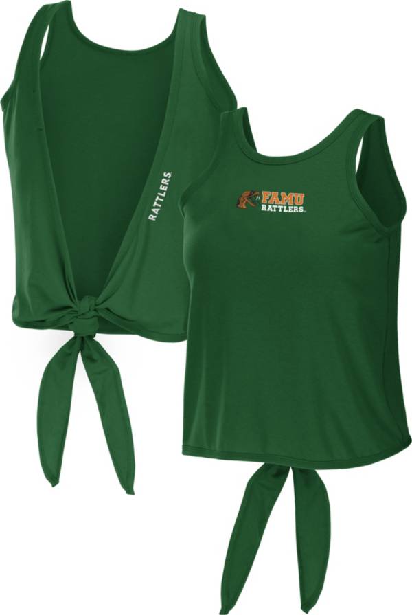 WEAR by Erin Andrews Women's Florida A&M Rattlers Green Convertible Wrap Tank product image